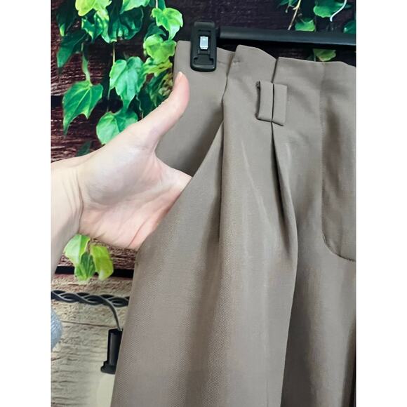 3.1 Phillip Lim Ladies Khaki Cropped Straight Tailored Pants, Brand Size 0 Women - Picture 5 of 11